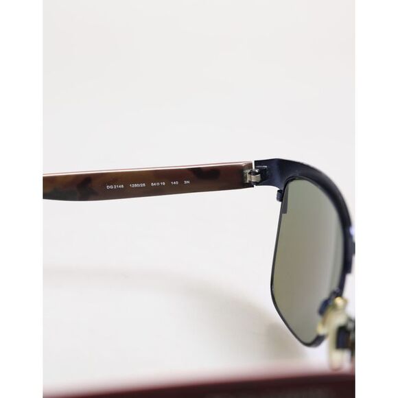 Dolce & Gabbana Black Acetate Square Polarized DG4287F Eyewear Women\'s